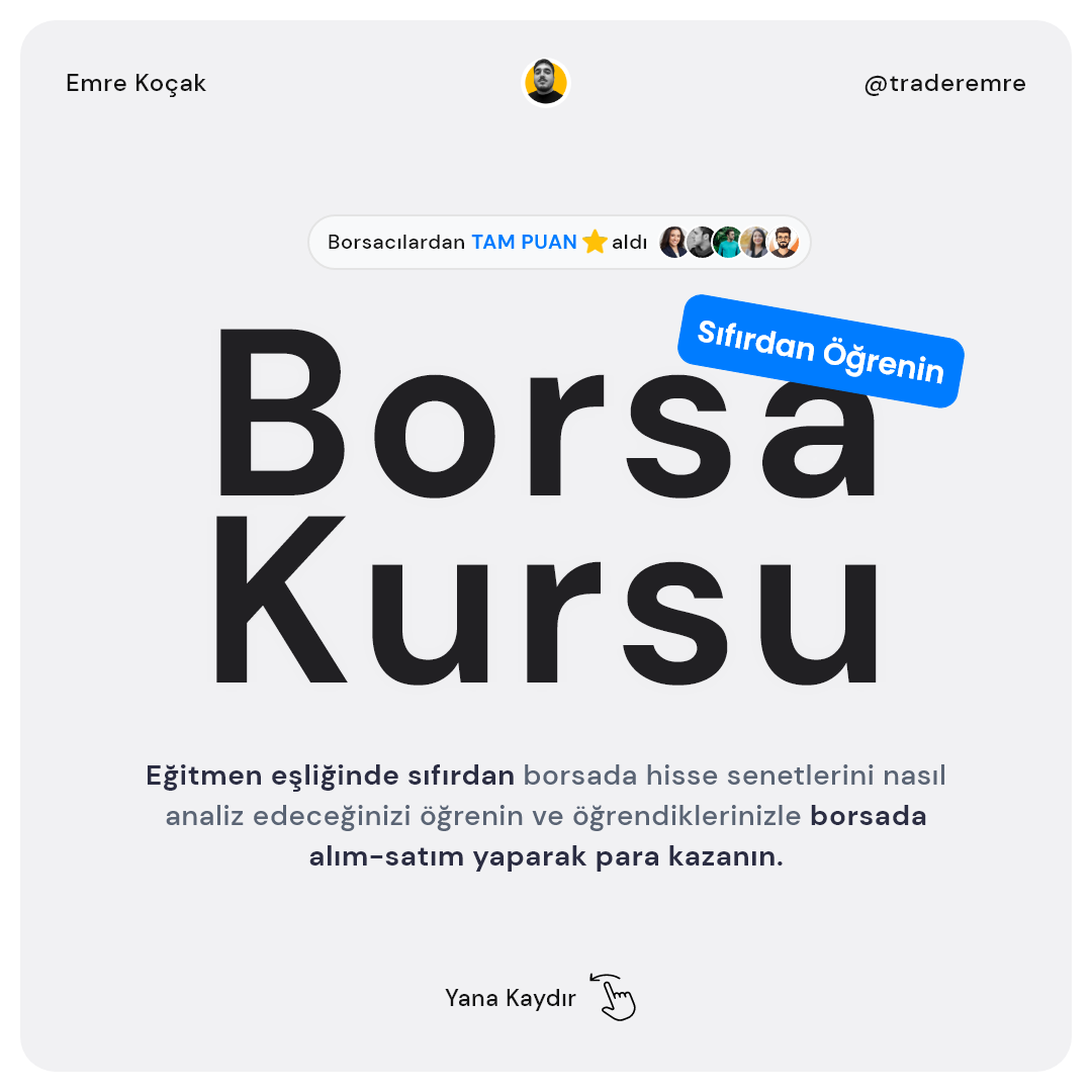 Borsada Analiz Yapmayı Öğrenerek Para Kazanın!