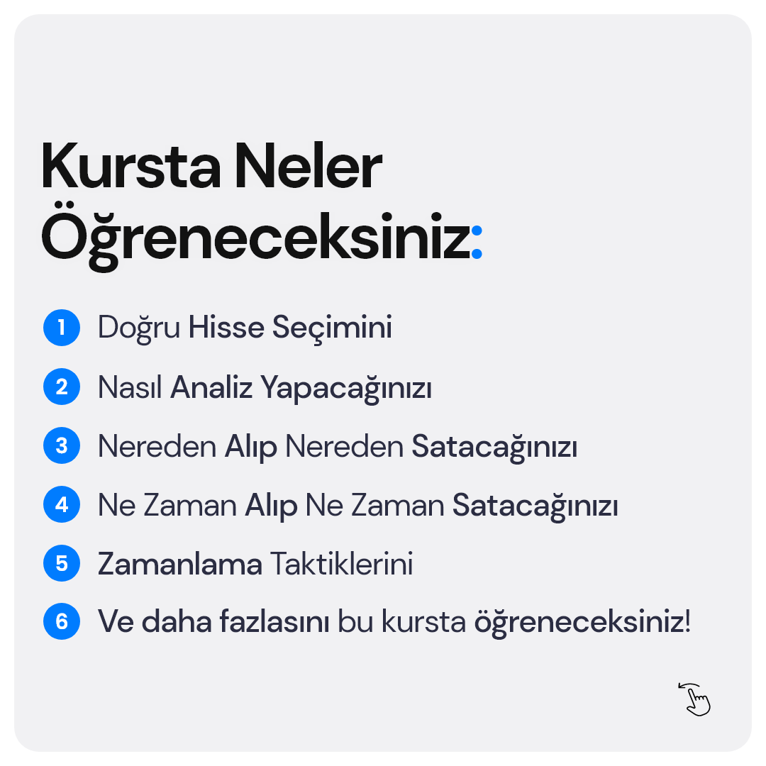 Borsada Analiz Yapmayı Öğrenerek Para Kazanın!